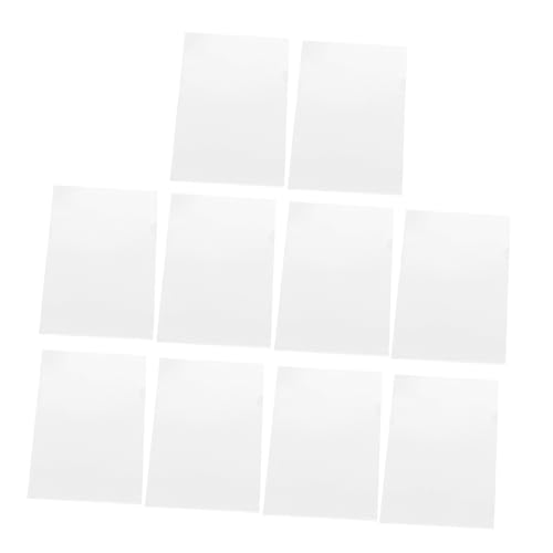 Housoutil Transparente Dokumententaschen aus Kunststoff, leicht, für Büro und Schule, zum Abreißen, für Papiere und Dokumente, 100 Stück von Housoutil