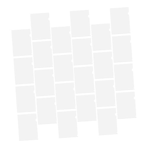 Housoutil Transparente Kunststoff-Dokumentenhüllen für Büro, Schule und persönlichen Gebrauch, PP-Material für einfachen Dokumentenschutz und Organisation, 40 Stück Housoutil Transparente Kunststoff-Dokumentenhüllen für Büro, Schule und persönlichen Gebrauch, PP-Material für einfachen Dokumentenschutz und Organisation, 40 Stück von Housoutil