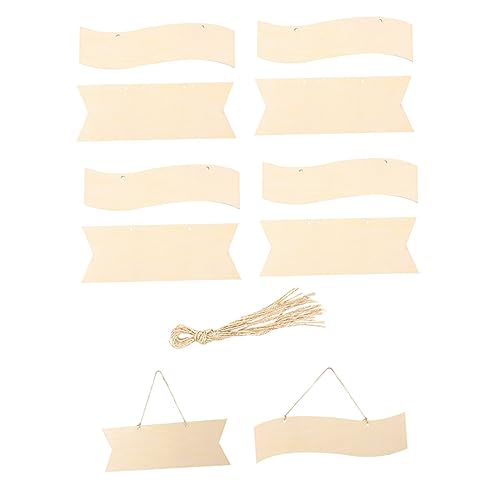 Housoutil Unfertige Holzscheiben für Diy Projekte und Wellenformen Kreative Holzanhänger für Bastelarbeiten Geeignet für Geburtstags und Weihnachtsfeiern von Housoutil