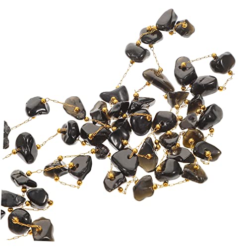 Housoutil Unregelmäßiger Kristallkiesstrang Naturstein Kette Für DIY Schmuck Party Dekoration Exquisite Steinkette Zur Herstellung Von Halsketten Und Armbändern Housoutil Unregelmäßiger Kristallkiesstrang Naturstein Kette Für DIY Schmuck Party Dekoration Exquisite Steinkette Zur Herstellung Von Halsketten Und Armbändern von Housoutil
