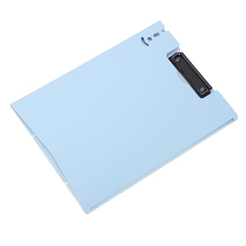 Housoutil Vertikale Plattenclip Zwischenablage Datei Planke Veranstalter Klassenzimmer-klemmbretter Schreibwaren Papier Mit Groß Dokumentieren Klassenzimmer Müssen Haben Plastik Himmelblau von Housoutil