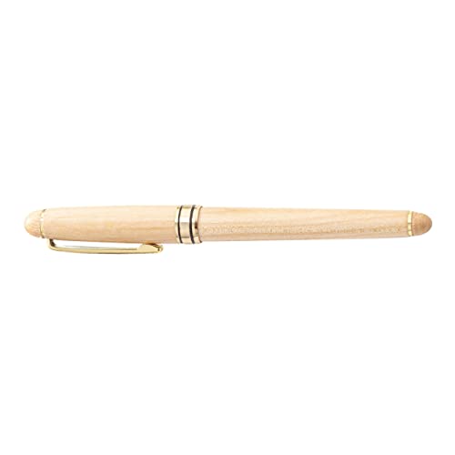 Housoutil Vintage Füllfederhalter für Kalligraphie und Unterschrift Leichter Nachfüllbarer Stift aus Holz für Studenten und Bürobedarf Schreibgerät für Kreative Anwendungen von Housoutil
