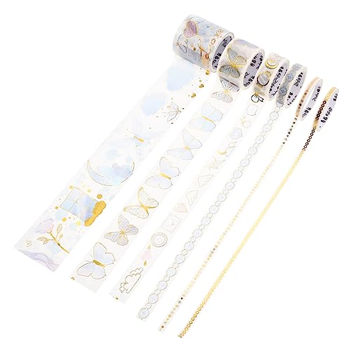 Housoutil Washi Tape Aufkleber DIY Scrapbook Dekorativ DIY Tape Dekoration Scrapbooking Washi Papierband Geschenkband Für DIY Tape Aufkleber Washi Tape Basteln von Housoutil