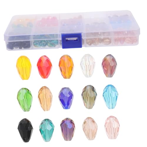 Housoutil Wassertröpfchen Glasperlen Farben DIY Schmuckperlen für Armbänder und Ohrringe Bastelzubehör für Projekte Housoutil Wassertröpfchen Glasperlen Farben DIY Schmuckperlen für Armbänder und Ohrringe Bastelzubehör für Projekte von Housoutil