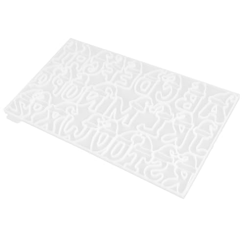 Housoutil Weihnachtliche Silikonform Buchstaben DIY Gießform für Schlüsselanhänger Anhänger Schmuck Basteln Flexible Mehrfache Verwendung Einfaches Entformen für Kreative Epoxidharz Projekte Housoutil Weihnachtliche Silikonform Buchstaben DIY Gießform für Schlüsselanhänger Anhänger Schmuck Basteln Flexible Mehrfache Verwendung Einfaches Entformen für Kreative Epoxidharz Projekte von Housoutil