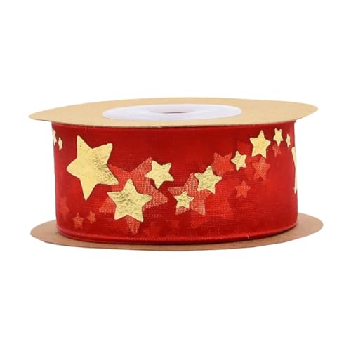 Housoutil Weihnachtliches Geschenkband Rot Langlebiges DIY Schleifenband für Geschenkverpackung Dekoration Basteln und Festliche Weihnachtsdeko Housoutil Weihnachtliches Geschenkband Rot Langlebiges DIY Schleifenband für Geschenkverpackung Dekoration Basteln und Festliche Weihnachtsdeko von Housoutil