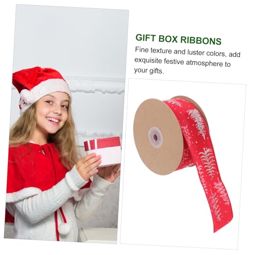 Housoutil Weihnachtsschleifenband DIY Geschenkband Weihnachtsbaum Dekoration Langlebig Bedruckt Originelles Geschenkverpackungsmaterial für Festliche Party und Bastelbedarf Housoutil Weihnachtsschleifenband DIY Geschenkband Weihnachtsbaum Dekoration Langlebig Bedruckt Originelles Geschenkverpackungsmaterial für Festliche Party und Bastelbedarf von Housoutil