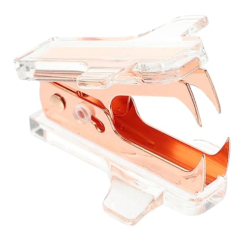Housoutil arbeitssparende Klammerentferner Stichworte Schreibwaren Etikett Büro Heftklammerentferner Heftklammerzieher kleiner Klammerabzieher handgehaltener Klammerabzieher Metall Rose Gold Housoutil arbeitssparende Klammerentferner Stichworte Schreibwaren Etikett Büro Heftklammerentferner Heftklammerzieher kleiner Klammerabzieher handgehaltener Klammerabzieher Metall Rose Gold von Housoutil