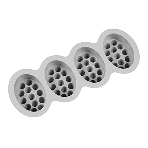 Housoutil handgefertigte Seifenform massage bürste silikonform Massagebürste soap mold silikongiesform Massagestab Badeformen Oval Backen Schimmelkuchen 4-fach Werkzeug kuchen backform Grey Housoutil handgefertigte Seifenform massage bürste silikonform Massagebürste soap mold silikongiesform Massagestab Badeformen Oval Backen Schimmelkuchen 4-fach Werkzeug kuchen backform Grey von Housoutil