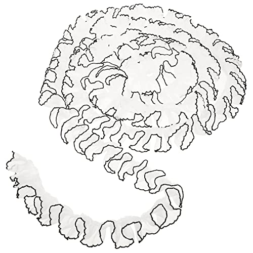Housoutil plissiertes Garn mit Spitze Blumen- Schleife Nähen gehäkelte Spitze Seidenband für ribbon schienbeinschoner tape hut kleidung DIY versorgung Festival-Geschenkband Rüschenband Weiß Housoutil plissiertes Garn mit Spitze Blumen- Schleife Nähen gehäkelte Spitze Seidenband für ribbon schienbeinschoner tape hut kleidung DIY versorgung Festival-Geschenkband Rüschenband Weiß von Housoutil