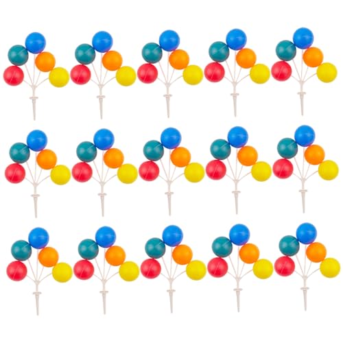 15 Stück Geburtstagskuchenaufsätze, bunte Regenbogen-Mini-Ballon-Cupcake-Aufsätze, Kuchendekor für Geburtstag, Babyparty, Hochzeitsfeier, Dekorationen, Cupcake-Aufsätze, Geburtstagskuchen-Dekorat 15 Stück Geburtstagskuchenaufsätze, bunte Regenbogen-Mini-Ballon-Cupcake-Aufsätze, Kuchendekor für Geburtstag, Babyparty, Hochzeitsfeier, Dekorationen, Cupcake-Aufsätze, Geburtstagskuchen-Dekorat von HoveeLuty