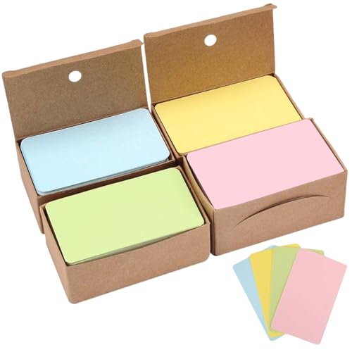 Blanko-Visitenkarten, 4er-Box Blanko-Notizkarten, 4-farbige -Visitenkarten, 2 x 3, 5 Zoll -Karteikarten, beschreibbare -Karten für Schule, Büro und mehr, Mini-Notizkarten, Blanko-Visitenkarten, 4er-Box Blanko-Notizkarten, 4-farbige -Visitenkarten, 2 x 3, 5 Zoll -Karteikarten, beschreibbare -Karten für Schule, Büro und mehr, Mini-Notizkarten, von HoveeLuty