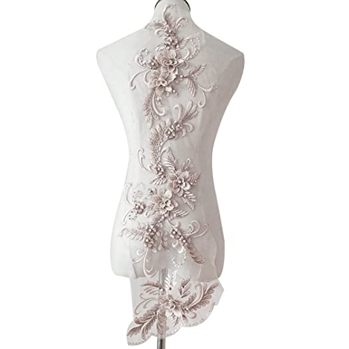 Blüten-Blumen-Applikation, Perlen-Pailletten, Blumen-Spitzen-Aufnäher, Brautkleid, geprägte Perlenstickerei, Spitzen-Applikation, Motiv, Nähen, Basteln, Style5, Diamant-, Perlen-Spitze Blüten-Blumen-Applikation, Perlen-Pailletten, Blumen-Spitzen-Aufnäher, Brautkleid, geprägte Perlenstickerei, Spitzen-Applikation, Motiv, Nähen, Basteln, Style5, Diamant-, Perlen-Spitze von HoveeLuty