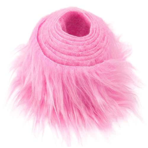 Flauschiger Stoffbesatz, 1, 52 m, weihnachtlicher DIY-Kunstpelzbesatz für Kostümdekorationen, weicher, flauschiger Stoffrand zum Basteln und Nähen (Stil 4), Stoff, weicher Stoff, Weihn von HoveeLuty