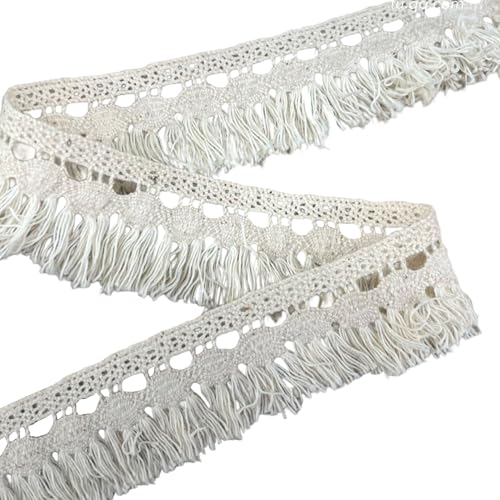 Spitzenbesatz zum Nähen, 9, 1 m, eleganter Fransenrand, florale Stickerei, Baumwollfaden, Spitzenbesatz für Kleider, Manschetten, Kragen, DIY-Ösen-, Baumwollspitzenbesatz, Spitzenband Spitzenbesatz zum Nähen, 9, 1 m, eleganter Fransenrand, florale Stickerei, Baumwollfaden, Spitzenbesatz für Kleider, Manschetten, Kragen, DIY-Ösen-, Baumwollspitzenbesatz, Spitzenband von HoveeLuty