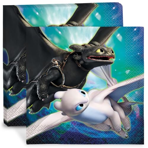 How to Train Your Dragon: The Hidden World - Luncheon Napkins [16 per Package] von Unique
