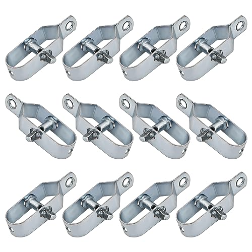 12 Stück Drahtspanner verzinkt, Zaunspanner Maschendrahtzaun Spanndraht, 90mm Fence Wire Tensioners, Drahtzaun Spanner für Garten Spanndraht Wildzaun Forstzaun Weidezaun Knotengeﬂechtzaun von Hoxfly