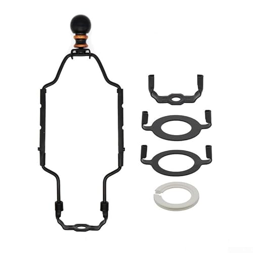 HpLive 2 Stück Verstellbare Lampenschirm-Halterung 7-10 Zoll Metall Harfen-Halter Set für Tischlampen Stehlampen (Gold) von HpLive