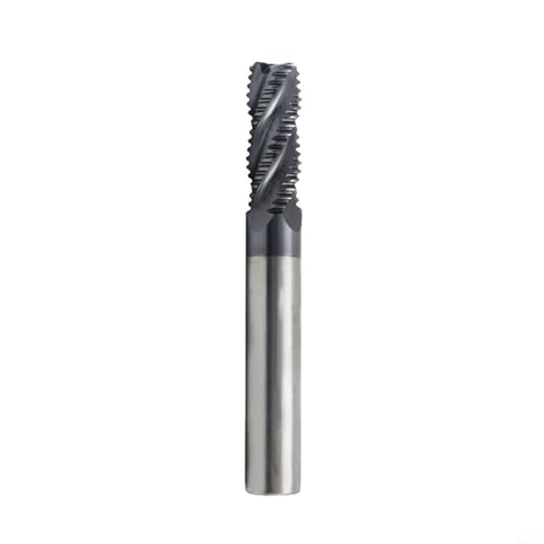 HpLive Hartmetall Schaftfräser 4 Zähne Schruppfräser mit AlTiN Beschichtung für CNC Fräsmaschine Metallbearbeitung(10mm) von HpLive