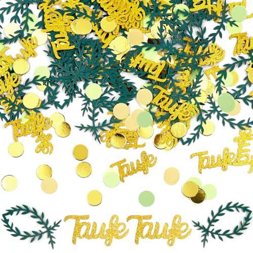 200 Stück konfetti Kommunion,Confetti for Christening Communion,taufe deko,Streudeko Taufe,taufe tischdeko,Kommunion deko Konfetti Set,für Jungen und Mädchen Taufe Kommunion Konfirmation Taufdeko von Hpbaggy