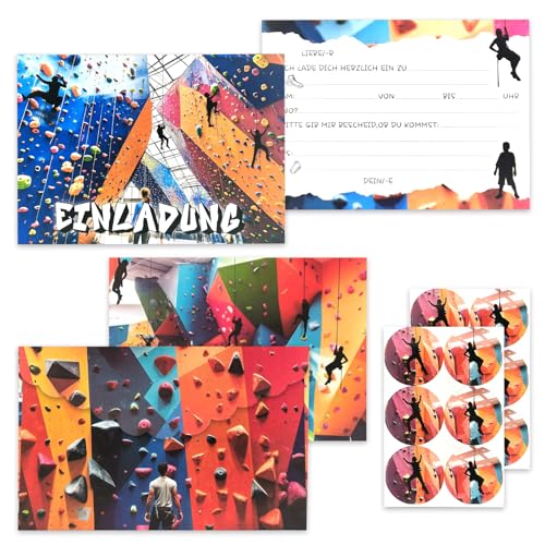 Hpbaggy 12 Einladung Klettern +12 Umschläge+12 Aufkleber,Bouldern Einladungskarten Geburtstag,Boulder Party Kindergeburtstag Einladungskarten,Einladung zum Geburtstag Kindergeburtstag Hpbaggy 12 Einladung Klettern +12 Umschläge+12 Aufkleber,Bouldern Einladungskarten Geburtstag,Boulder Party Kindergeburtstag Einladungskarten,Einladung zum Geburtstag Kindergeburtstag von Hpbaggy