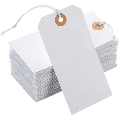 125pcs Preisschilder mit String-Leer-Ware mit verstärktem Multifunktionsfunktional für Produkte für Produktetiketten, Preisschilder 125pcs Preisschilder mit String-Leer-Ware mit verstärktem Multifunktionsfunktional für Produkte für Produktetiketten, Preisschilder von Hperu