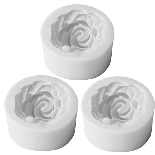 3pcs Blumenkerzenform, 3D -Rose -Silikonform, weiche, nicht haffer Silikonformen für Handwerksseife Kerzen Schokolade Kuchen, zufällige Farbe 3pcs Blumenkerzenform, 3D -Rose -Silikonform, weiche, nicht haffer Silikonformen für Handwerksseife Kerzen Schokolade Kuchen, zufällige Farbe von Hperu
