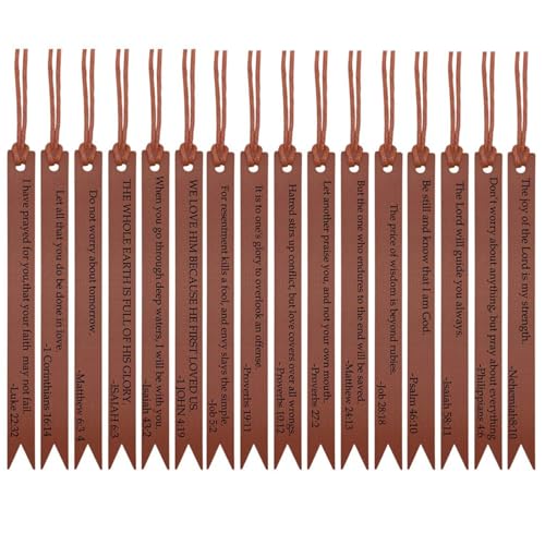 Bibel Tabs 16pcs Leder Bibel Tabs, Luxus für Frauen und Männer, leicht zu lesen und aufzutragen, Etiketten für einfache Navigation, Braun, Etiketten Bibel Tabs 16pcs Leder Bibel Tabs, Luxus für Frauen und Männer, leicht zu lesen und aufzutragen, Etiketten für einfache Navigation, Braun, Etiketten von Hperu