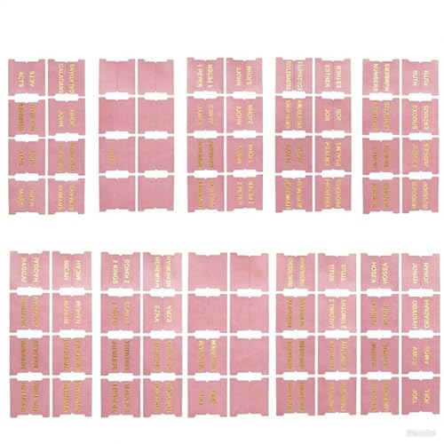 Bibelbuch Tabs 80pcs Bibel Tabs, klares adhäsives Accessoires Frauen umfassen 14 leere Etiketten, tränenfeste und leicht zu lesen für die Navigation, Aufkleber Bibelbuch Tabs 80pcs Bibel Tabs, klares adhäsives Accessoires Frauen umfassen 14 leere Etiketten, tränenfeste und leicht zu lesen für die Navigation, Aufkleber von Hperu