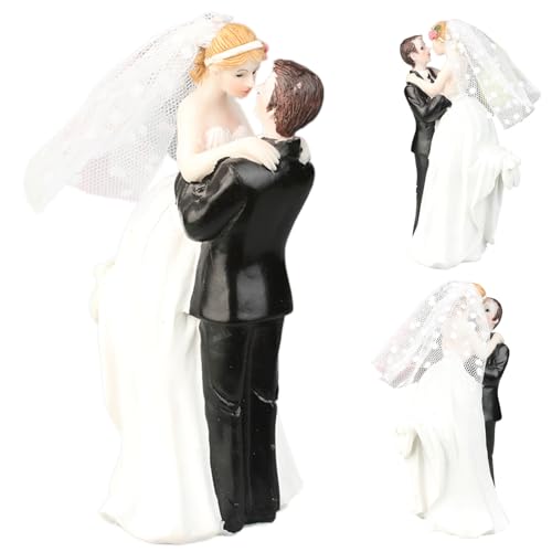 Hochzeitstorte Toper, 2.8x2.4x5.5 Harzbraut & Bräutigam -Figur für Hochzeitsfeier, Wohnkultur & Jubiläum Hochzeitstorte Toper, 2.8x2.4x5.5 Harzbraut & Bräutigam -Figur für Hochzeitsfeier, Wohnkultur & Jubiläum von Hperu