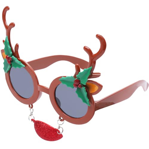 Hperu Weihnachtsgläser für Erwachsene Kinder kostenlose Größe Rentiere Weihnachten Sonnenbrille Unisex Full Frame Dekorative Weihnachtsfeier Gefälligkeiten Hperu Weihnachtsgläser für Erwachsene Kinder kostenlose Größe Rentiere Weihnachten Sonnenbrille Unisex Full Frame Dekorative Weihnachtsfeier Gefälligkeiten von Hperu