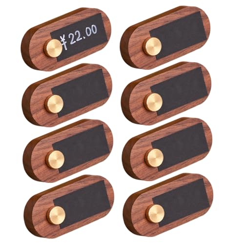 Preisschilder für den Einzelhandel, 8PCS Walnut -Anbieter -Stand -Display -Tags, Messingbein -Einzelhandelspreiszeichen mit einfachem Clip, elegante Inhaber für Supermärkte Einkaufszentren, 3x2 -Zo Preisschilder für den Einzelhandel, 8PCS Walnut -Anbieter -Stand -Display -Tags, Messingbein -Einzelhandelspreiszeichen mit einfachem Clip, elegante Inhaber für Supermärkte Einkaufszentren, 3x2 -Zo von Hperu