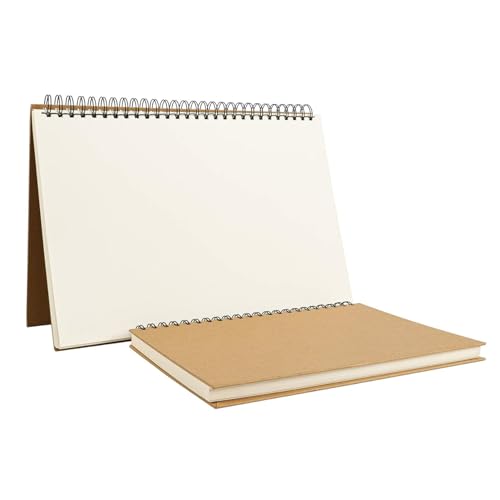 Sketch Book, 60 Blätter eingedickte Spiralprainier, Doppelspulen A4 -Skizzebook für Kinder, Erwachsene, Anfänger, Künstler, Geschenkversorgungen 11, 7 x 8, 3 Zoll von Hperu