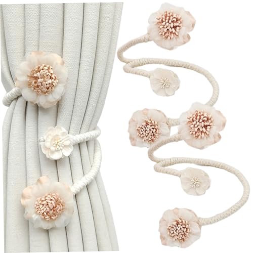 Vorhang Holdbacks 2pcs Vorhangsteiger ohne Bohrer, 18 biegbare verstellbare Blumenhalters, einfach zu installierende Krawattenrücken für Zuhause, Büro, Hoteldekoration, Seilbacks Vorhang Holdbacks 2pcs Vorhangsteiger ohne Bohrer, 18 biegbare verstellbare Blumenhalters, einfach zu installierende Krawattenrücken für Zuhause, Büro, Hoteldekoration, Seilbacks von Hperu