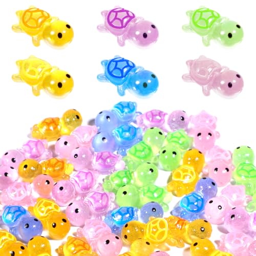 Hpmjz 50 Stück Mini Figuren Schildkröten Leuchtende Bunt Miniatur Figuren Small Turtles Winzige Gartendeko für DIY Micro Landschaft Szenen Mikromoos Landschaftsbasteln Hpmjz 50 Stück Mini Figuren Schildkröten Leuchtende Bunt Miniatur Figuren Small Turtles Winzige Gartendeko für DIY Micro Landschaft Szenen Mikromoos Landschaftsbasteln von Hpmjz