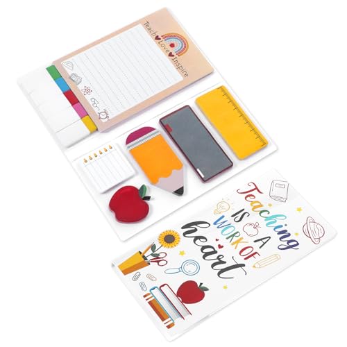 Hpmjz Selbstklebende Haftnotizen Lustig Notizzettel Haftnotiz Set Klebezettel Sticky Notes Page Marker Sticky Notes Lehrerin Geschenk inklusive Haftnotizen Haftstreifen für Schulklasse Büro Schüler von Hpmjz