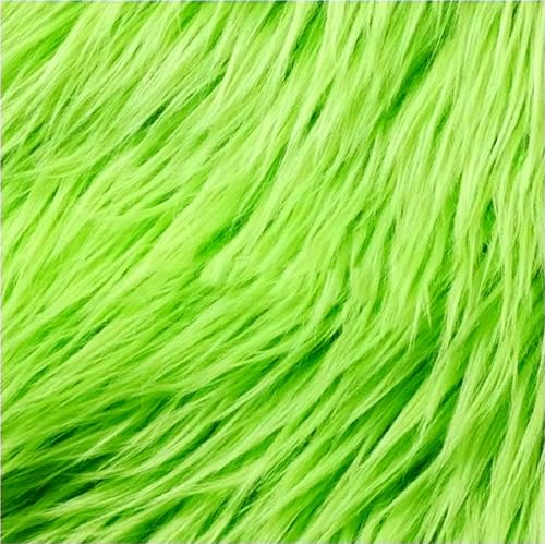 Grüner Kunstpelzstoff, Weihnachten, Plüsch-Kunstfell, Schnitte für Heimwerker, Basteln, Nähen, Kostüme, Kissen, Kissen, Stuhlbezug, Weihnachts-Zwerge, Dekoration von Hqroidd
