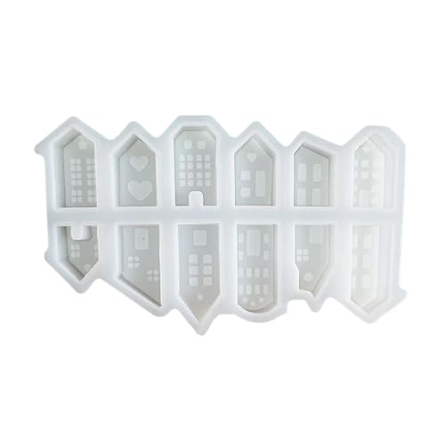 Hqunjikp Kerzenformen zur Kerzenherstellung, flexible Hauskerzenform, praktische 3D-Epoxidharz-Formen, Silikonformen, Gießformen für Kerzen, Seife, Heimdekoration Hqunjikp Kerzenformen zur Kerzenherstellung, flexible Hauskerzenform, praktische 3D-Epoxidharz-Formen, Silikonformen, Gießformen für Kerzen, Seife, Heimdekoration von Hqunjikp