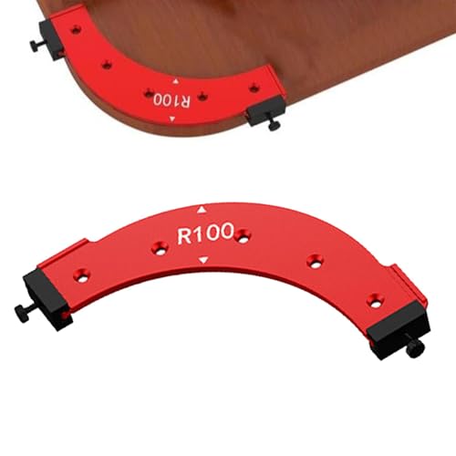 Hqunjikp Radius Jig Router Template | Robuste Aluminiumlegierung Routing Guide | Manuelle Handhabung Routing Vorlage Effektive Holzbearbeitung für Holzbearbeitungs-Enthusiasten Profis von Hqunjikp