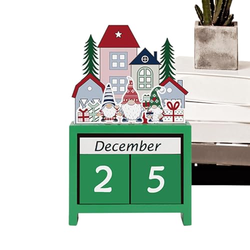 Hqunjikp Weihnachts-Countdown-Kalenderblöcke, Weihnachten, Holz, Winterferien-Dekorationen, Heimdekoration für Zuhause, Tisch, Haus, Küche Hqunjikp Weihnachts-Countdown-Kalenderblöcke, Weihnachten, Holz, Winterferien-Dekorationen, Heimdekoration für Zuhause, Tisch, Haus, Küche von Hqunjikp