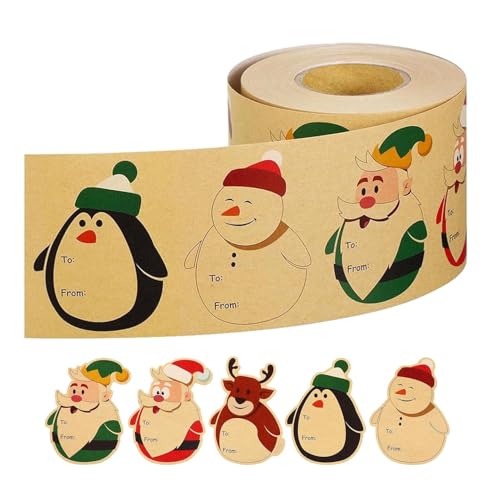 Hqunjikp Weihnachtsaufkleber für Kinder, Weihnachtsthema Aufkleber Schneemänner Weihnachtsaufkleber - Selbstklebende Frohe Weihnachten Aufkleber Urlaub Umschlag Aufkleber Dekoratives Etikett Hqunjikp Weihnachtsaufkleber für Kinder, Weihnachtsthema Aufkleber Schneemänner Weihnachtsaufkleber - Selbstklebende Frohe Weihnachten Aufkleber Urlaub Umschlag Aufkleber Dekoratives Etikett von Hqunjikp
