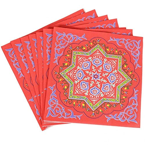 Hrippy 20pcs Eid Mubarak Dekorationen Muslim Ramadan Paper Servietten 33 * 33 cm Verfügbares Serviettes Geschirr Für Home Party Table Warware Decor Hrippy 20pcs Eid Mubarak Dekorationen Muslim Ramadan Paper Servietten 33 * 33 cm Verfügbares Serviettes Geschirr Für Home Party Table Warware Decor von Hrippy
