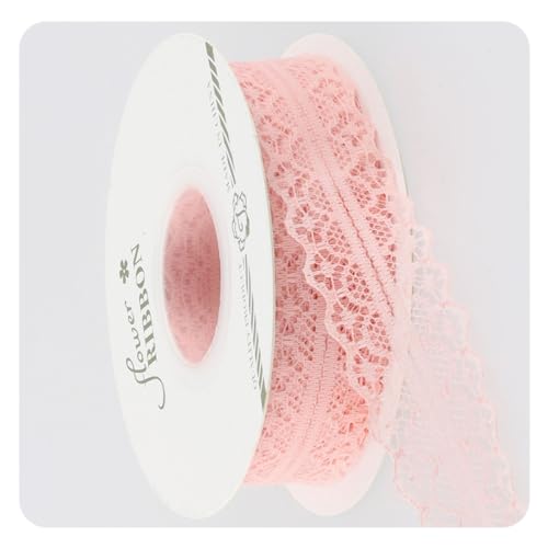 Hrlace 1 Roll Spitzenband Vintage 3cm Breit Spitzenborte Stoffband Dekoband Geschenkband Hochzeit Borten und Bänder zum Nähen für DIY-Hochzeitskostüme, Party, Tortenschachteln, 20 Yards Fleischrosa Hrlace 1 Roll Spitzenband Vintage 3cm Breit Spitzenborte Stoffband Dekoband Geschenkband Hochzeit Borten und Bänder zum Nähen für DIY-Hochzeitskostüme, Party, Tortenschachteln, 20 Yards Fleischrosa von Hrlace