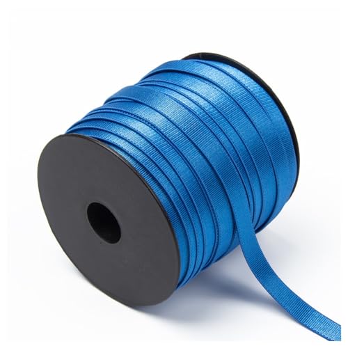 Hrlace 10m Gummiband Elastisches Band zum Nähen Gummilitze Elastische Gummibänder Dünn-Gummiband Elastic-Band für DIY Handwerk Basteln Unterwäsche BH-Träger Kleidung Gürtel Blau 1.0cm von Hrlace