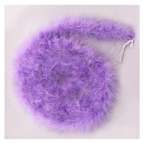 Hrlace 2 Meter Marabu Federboa Natürliche Truthah Feder Boa Flauschige Marabu Boa Feder Girlande Weihnachtsgirlande für DIY Basteln Hochzeit Weihnachten Tanzen Party Dekorationen 16g Helles Lila Hrlace 2 Meter Marabu Federboa Natürliche Truthah Feder Boa Flauschige Marabu Boa Feder Girlande Weihnachtsgirlande für DIY Basteln Hochzeit Weihnachten Tanzen Party Dekorationen 16g Helles Lila von Hrlace
