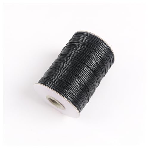 Hrlace 20m Gewachste Baumwollschnur Wachsschnur Wachsband Baumwollkordel Lederschnur Wachslinie Wachskordel für Schmuckherstellung DIY Handwerk Armbänder Halskette Machen 02 Schwarz 1mm Hrlace 20m Gewachste Baumwollschnur Wachsschnur Wachsband Baumwollkordel Lederschnur Wachslinie Wachskordel für Schmuckherstellung DIY Handwerk Armbänder Halskette Machen 02 Schwarz 1mm von Hrlace