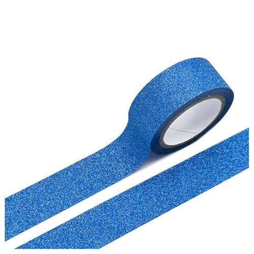 Hrlace 3 Rolle 15 m X 15mm Glitzer Klebeband Washi Glitzerband Folien-Abdeckbänder Dekorative Washi-Papierstift Klebebänder für DIY Scrapbook Basteln Geschenkverpackungen Journals Blau Hrlace 3 Rolle 15 m X 15mm Glitzer Klebeband Washi Glitzerband Folien-Abdeckbänder Dekorative Washi-Papierstift Klebebänder für DIY Scrapbook Basteln Geschenkverpackungen Journals Blau von Hrlace