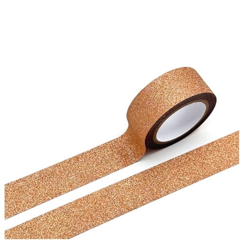 Hrlace 3 Rolle 15 m X 15mm Glitzer Klebeband Washi Glitzerband Folien-Abdeckbänder Dekorative Washi-Papierstift Klebebänder für DIY Scrapbook Basteln Geschenkverpackungen Journals Orange Rot Hrlace 3 Rolle 15 m X 15mm Glitzer Klebeband Washi Glitzerband Folien-Abdeckbänder Dekorative Washi-Papierstift Klebebänder für DIY Scrapbook Basteln Geschenkverpackungen Journals Orange Rot von Hrlace