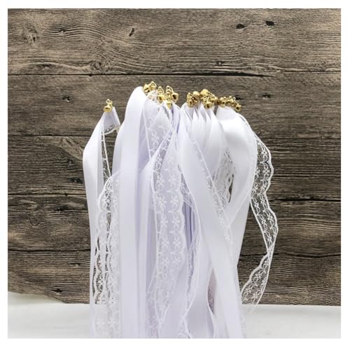 Hrlace 30 Stück Wedding Wands Hochzeit Luftschlangen mit Glocken Band Zauberstäbe Ribbon Fairy Stick Hochzeit Feenstäbe Glücksstäbe Seidenfeenstab für Hochzeiten Geburtstag Party Weiß1# 30 Stück Hrlace 30 Stück Wedding Wands Hochzeit Luftschlangen mit Glocken Band Zauberstäbe Ribbon Fairy Stick Hochzeit Feenstäbe Glücksstäbe Seidenfeenstab für Hochzeiten Geburtstag Party Weiß1# 30 Stück von Hrlace