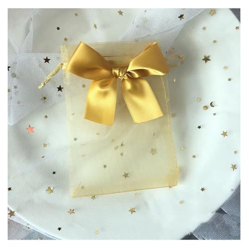 Hrlace 50 Stück Organzasäckchen 15 x 20cm Klein Organza Beutel mit Kordelzug Schleife Süßigkeiten Taschen Geschenkbeutel Schmuckbeutel für Hochzeit Weihnachten Halloween Geburtstag Party Gold Hrlace 50 Stück Organzasäckchen 15 x 20cm Klein Organza Beutel mit Kordelzug Schleife Süßigkeiten Taschen Geschenkbeutel Schmuckbeutel für Hochzeit Weihnachten Halloween Geburtstag Party Gold von Hrlace